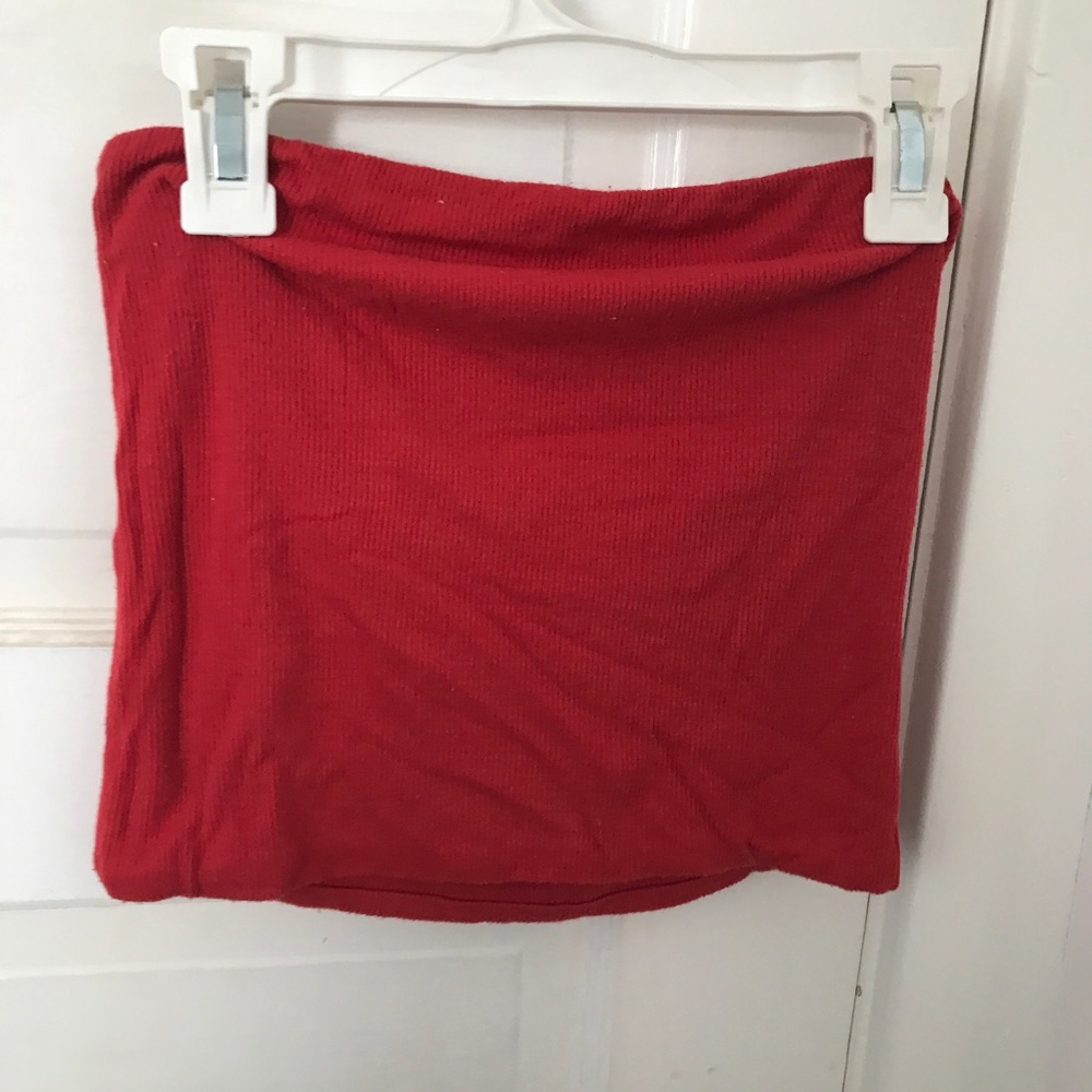 RED TUBE TOP